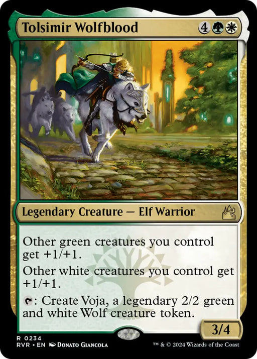 Tolsimir Wolfblood [Ravnica Remastered] - MTG Single