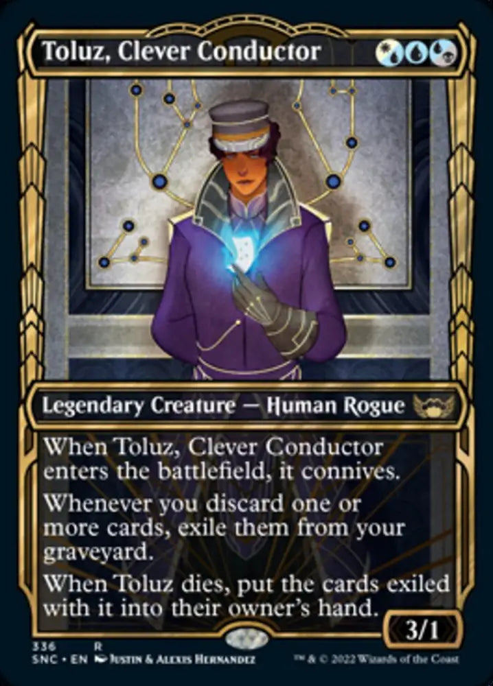 Toluz Clever Conductor (Showcase Golden Age) [Streets of New Capenna] - MTG Single