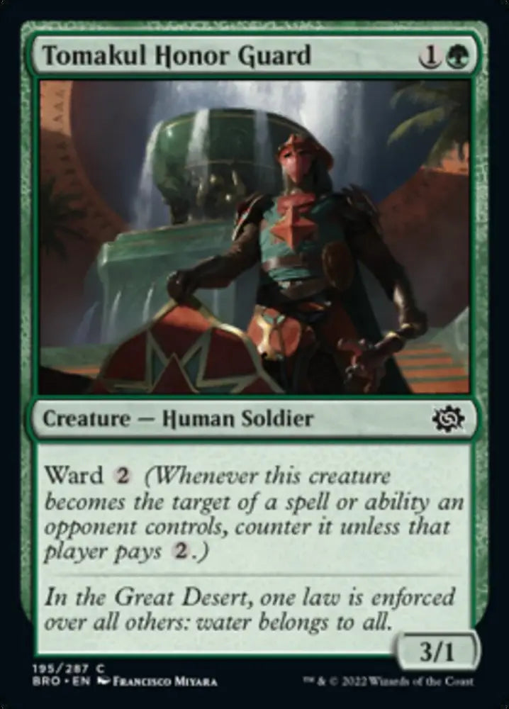 Tomakul Honor Guard [The Brothers’ War] - MTG Single