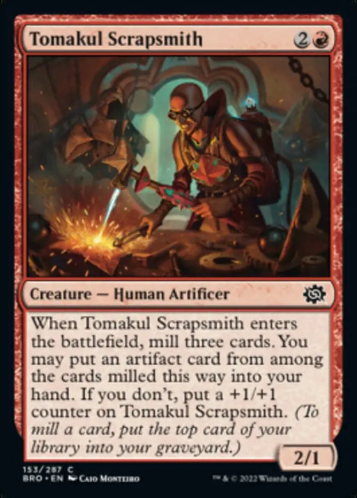 Tomakul Scrapsmith [The Brothers’ War] - MTG Single