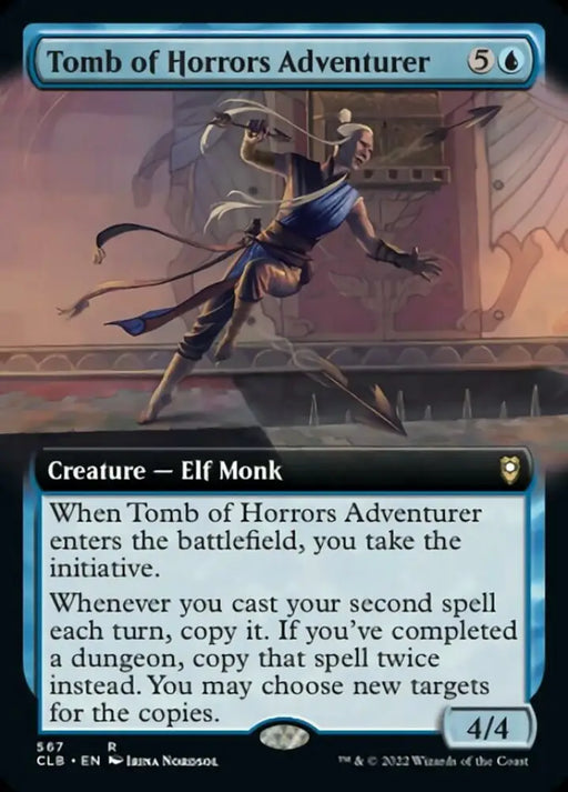Tomb of Horrors Adventurer (Extended Art) [Commander Legends: Battle for Baldur’s Gate] - MTG Single