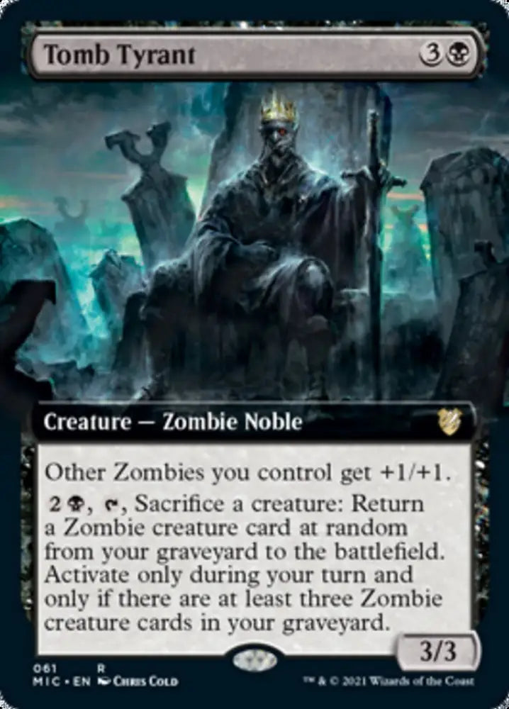 Tomb Tyrant (Extended Art) [Innistrad: Midnight Hunt Commander] - MTG Single