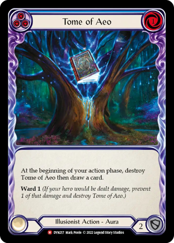 Tome of Aeo [Dynasty] Rainbow Foil - Flesh And Blood Single