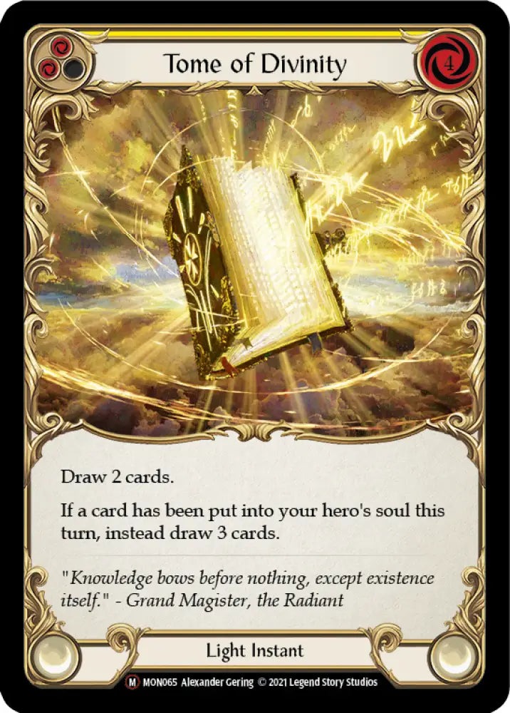 Tome of Divinity [Monarch Unlimited] Unlimited Rainbow Foil - Flesh And Blood Single
