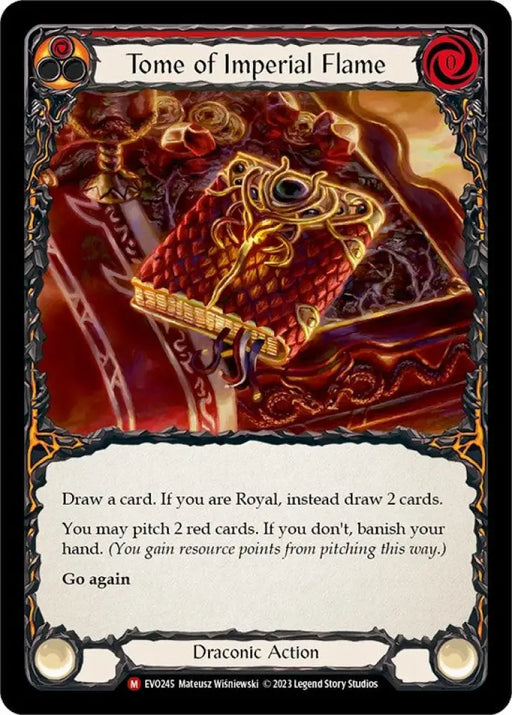 Tome of Imperial Flame [Bright Lights] Rainbow Foil - Flesh And Blood Single