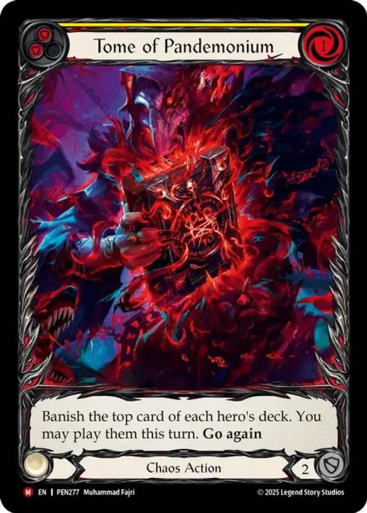 Tome Of Pandemonium (Yellow) (Extended Art) (PEN277) [Compendium of Rathe]