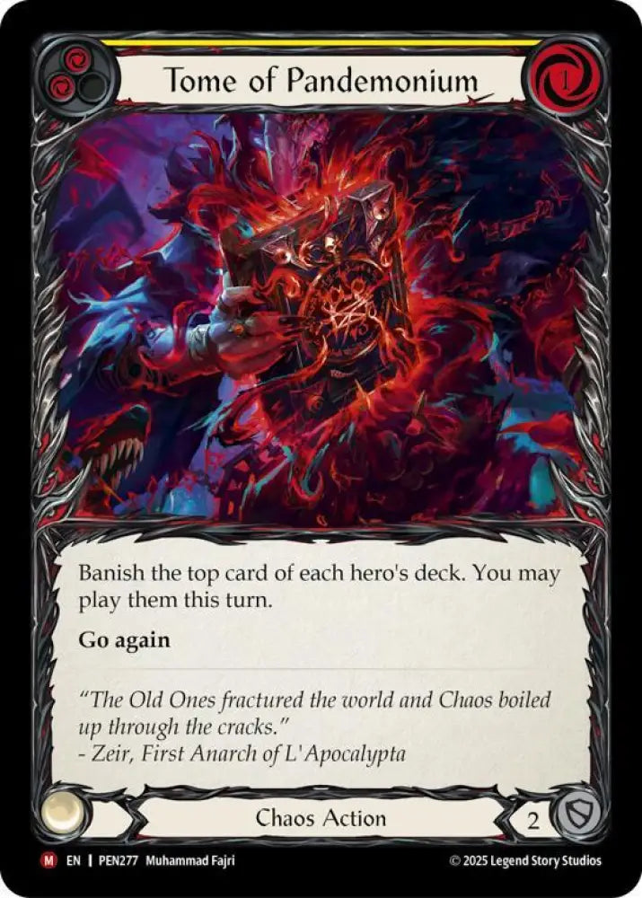 Tome Of Pandemonium (Yellow) (PEN277) [Compendium of Rathe]