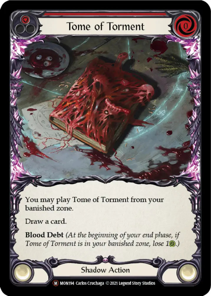 Tome of Torment [Monarch Unlimited] Unlimited Rainbow Foil - Flesh And Blood Single