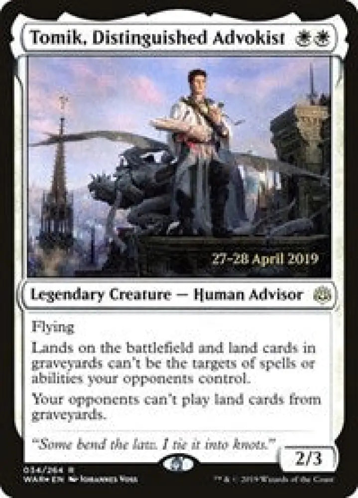 Tomik, Distinguished Advokist (34) [Prerelease Cards]