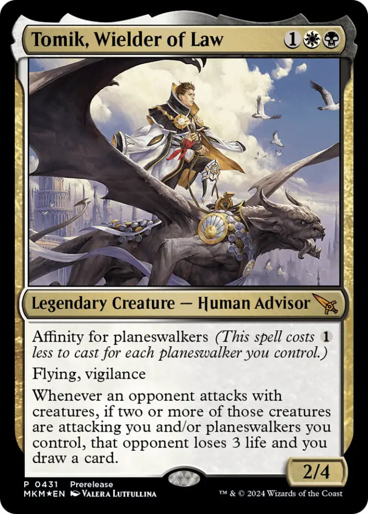 Tomik Wielder of Law [Murders at Karlov Manor Prerelease Promos] - MTG Single