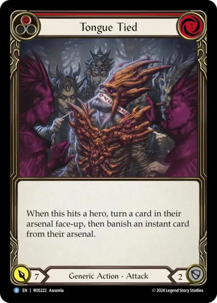 Tongue Tied [Rosetta] Rainbow Foil - Flesh And Blood Single