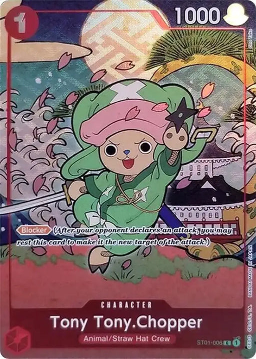 Tony Tony.Chopper (English Version 1st Anniversary Set) (ST01-006) [One Piece Promotion Cards]