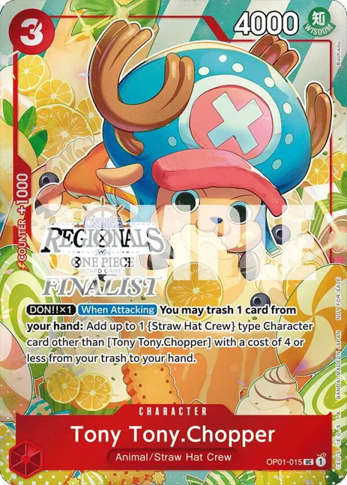 Tony Tony.Chopper (Online Regional 2024 Vol. 3) [Finalist] (OP01-015) [One Piece Promotion Cards]