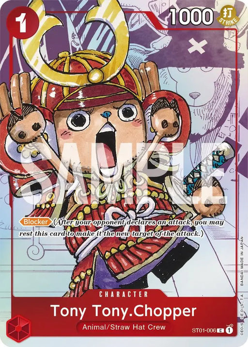 Tony Tony.Chopper - ST01-006 (Alternate Art) [One Piece Promotion Cards]