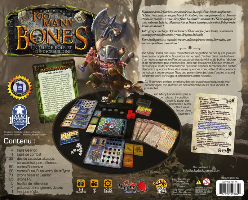 Too Many Bones (FR) - Board Games