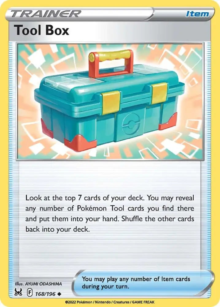 Tool box (168/196) [Sword & Shield: Lost Origin] - Pokemon Single