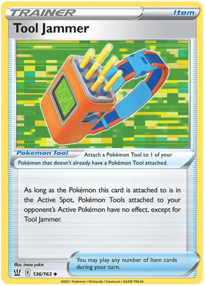 Tool Jammer (136/163) [Sword & Shield: Battle Styles] - Pokemon Single