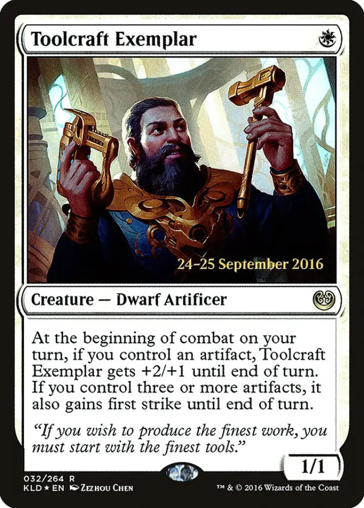 Toolcraft Exemplar [Kaladesh Prerelease Promos] - MTG Single