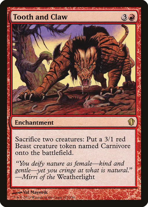 Tooth and Claw [Commander 2013] - MTG Single