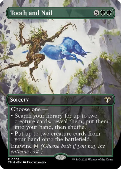 Tooth and Nail (Borderless Alternate Art) [Commander Masters] - MTG Single