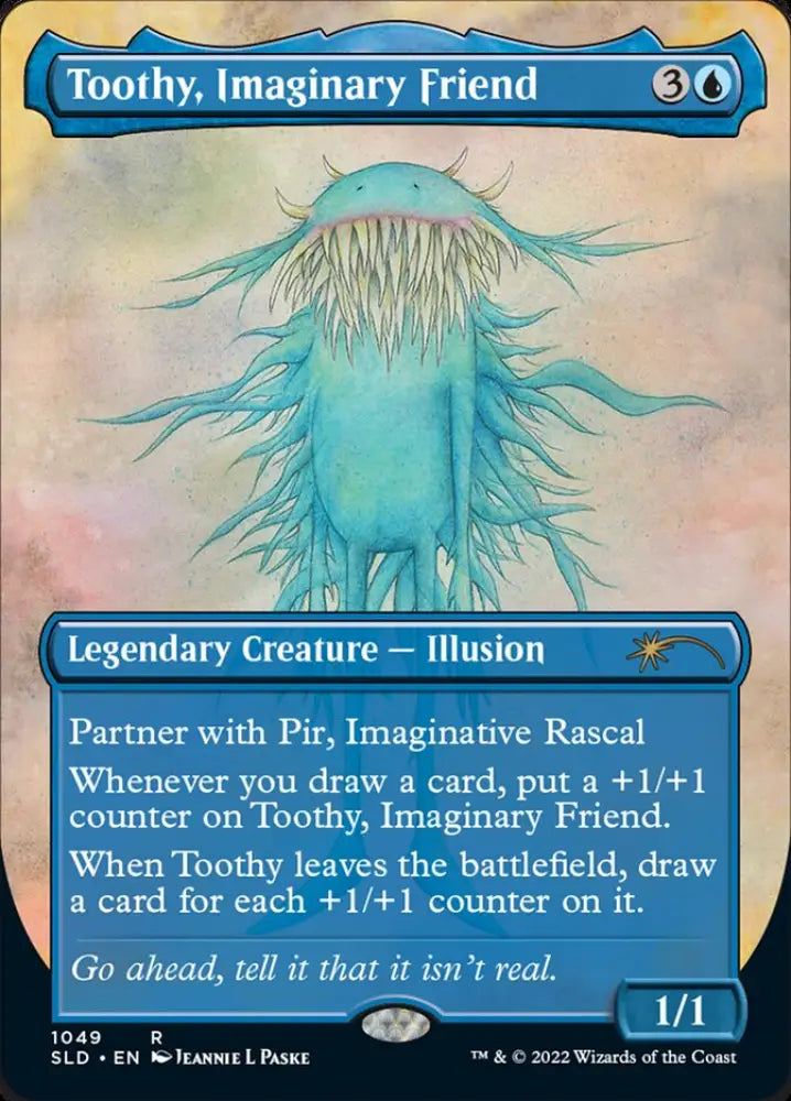 Toothy Imaginary Friend (Borderless) [Secret Lair Drop Series] - MTG Single