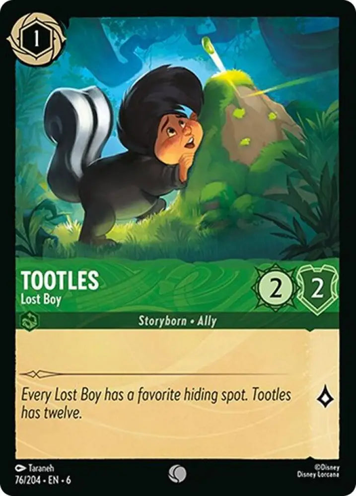 Tootles - Lost Boy (76/204) [Azurite Sea] - Lorcana Single