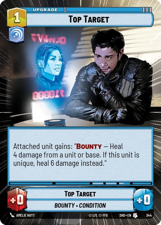 Top Target (Hyperspace) (344) [Shadows of the Galaxy] - Star Wars: Unlimited Single