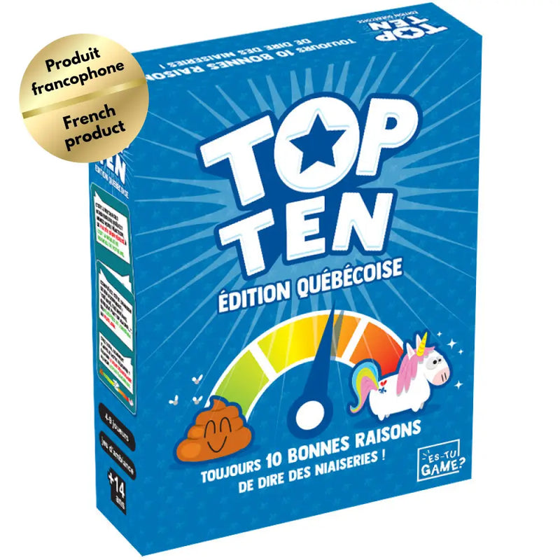 Top Ten - Édition Québécoise (FR) - Board Games