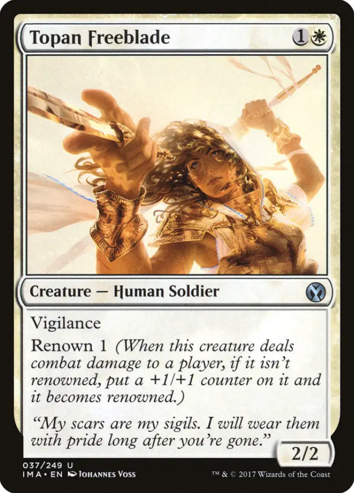 Topan Freeblade [Iconic Masters] - MTG Single