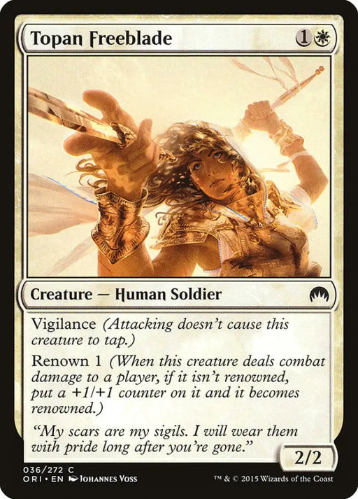 Topan Freeblade [Magic Origins] - MTG Single