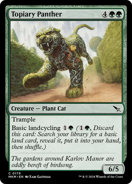 Topiary Panther [Murders at Karlov Manor] - MTG Single