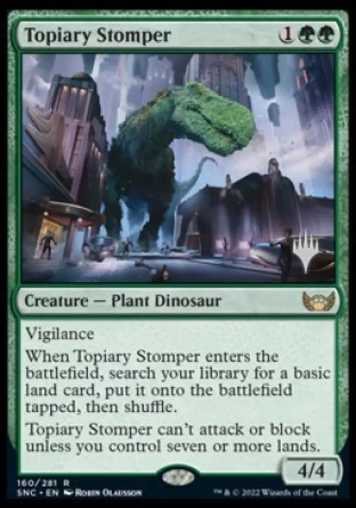 Topiary Stomper (Promo Pack) [Streets of New Capenna Promos] - MTG Single