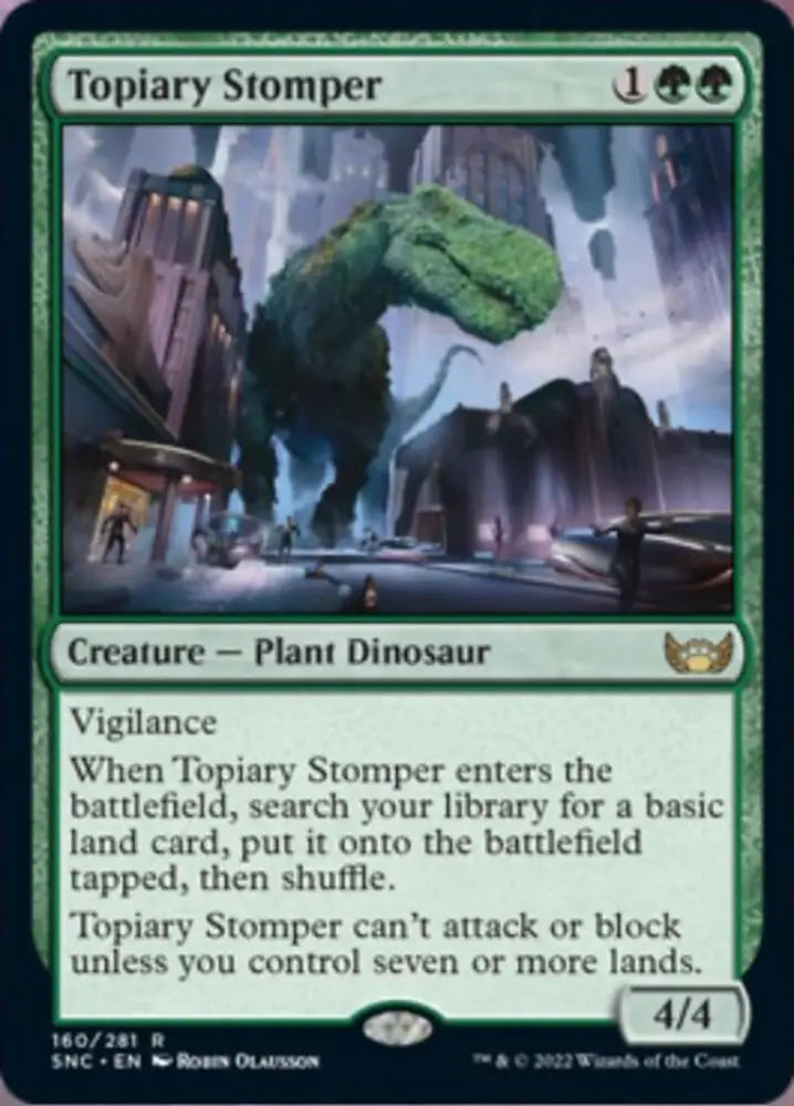 Topiary Stomper [Streets of New Capenna] - MTG Single
