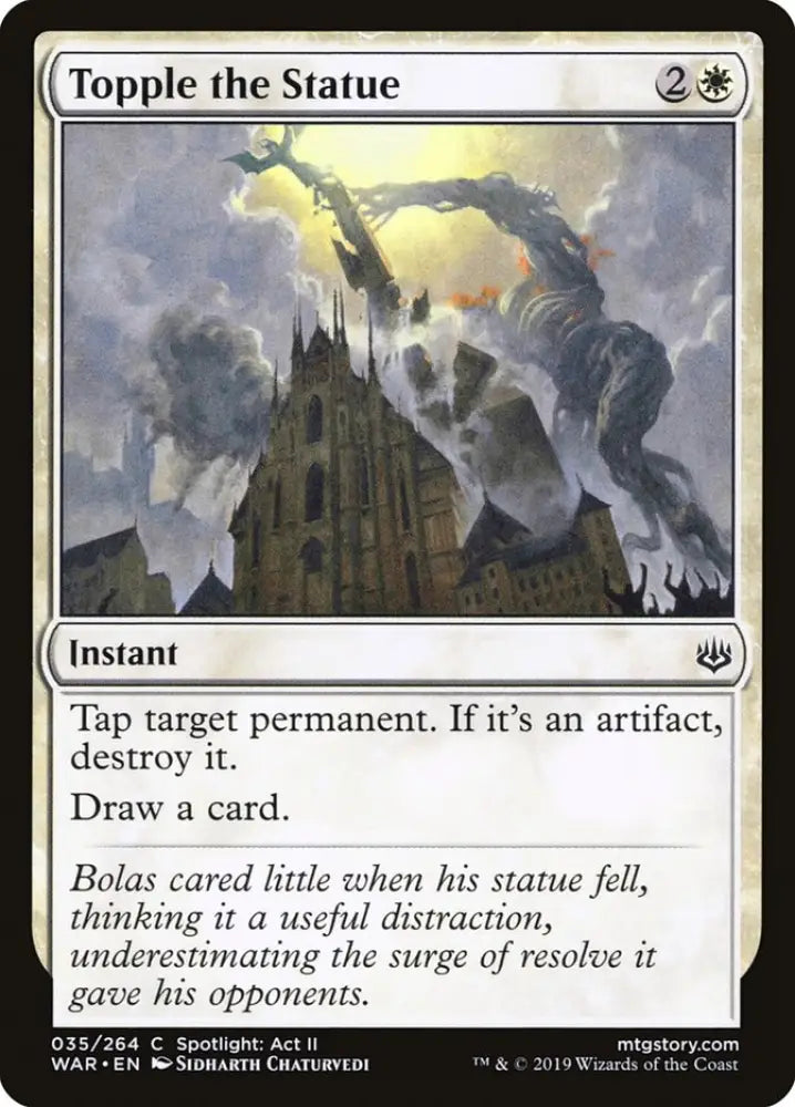 Topple the Statue [War of the Spark] - MTG Single