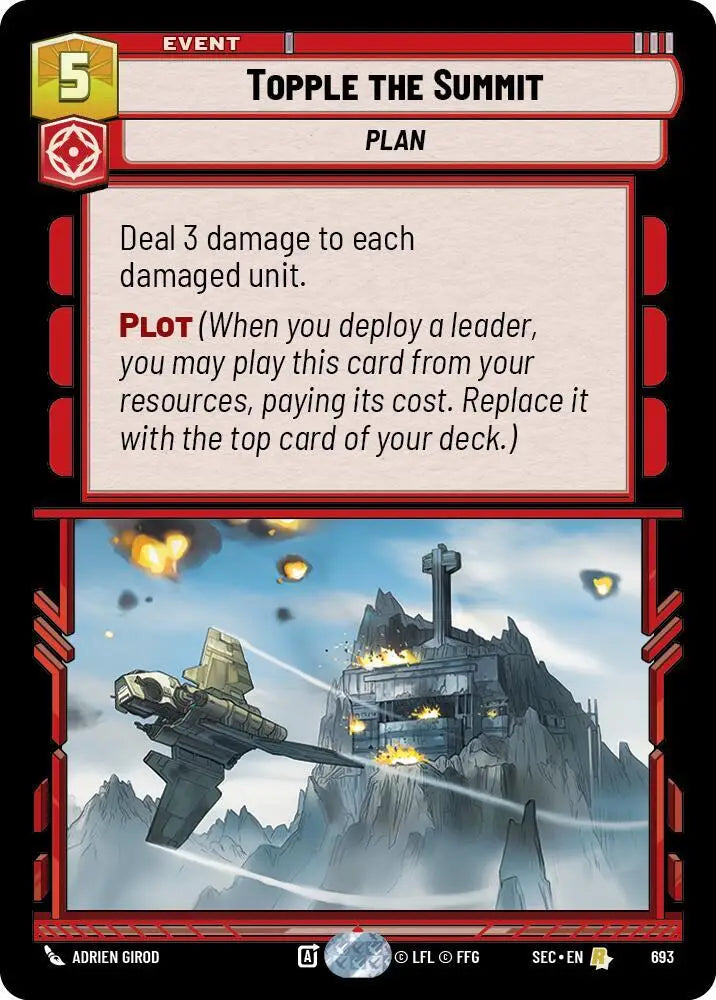 Topple the Summit (Foil) (693) [Secrets of Power]