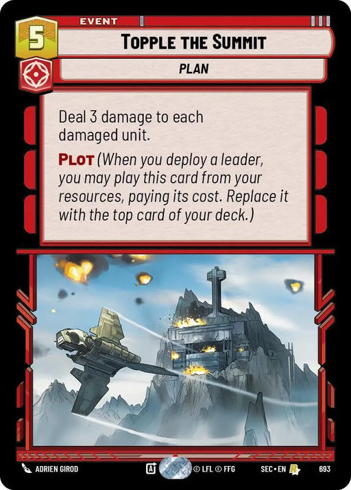 Topple the Summit (Foil) (693) [Secrets of Power]