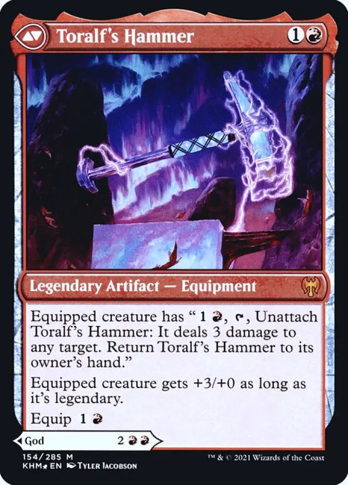 Toralf, God of Fury (154) [Prerelease Cards] Reverse