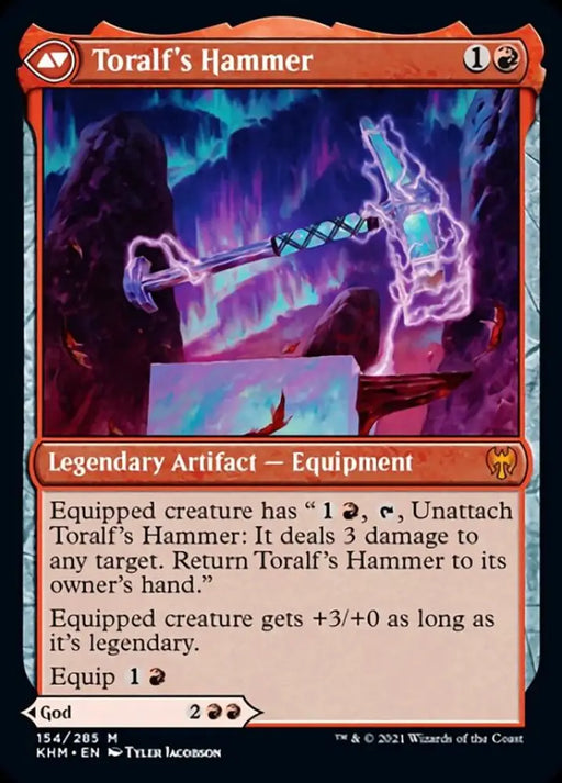 Toralf God of Fury // Toralf’s Hammer [Kaldheim] - MTG Single