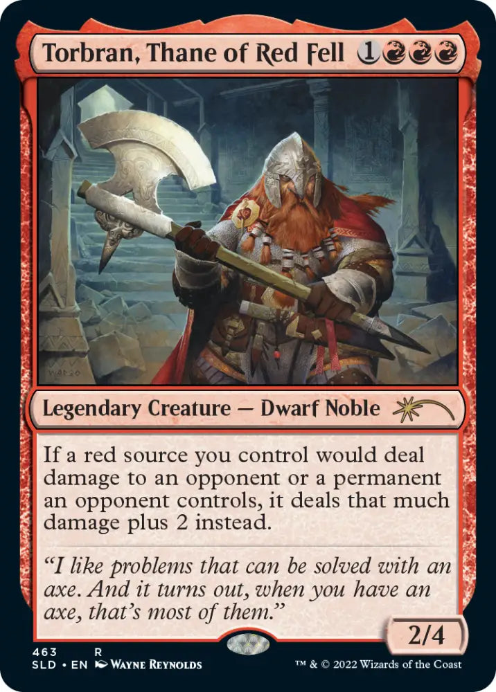Torbran Thane of Red Fell [Secret Lair Drop Series] - MTG Single