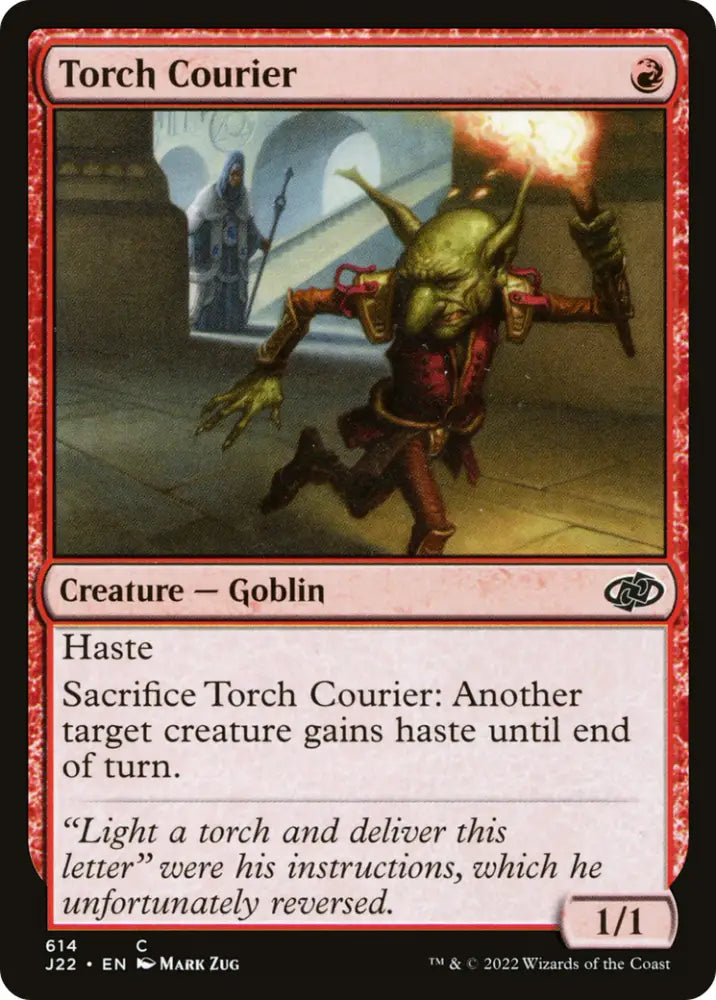 Torch Courier [Jumpstart 2022] - MTG Single