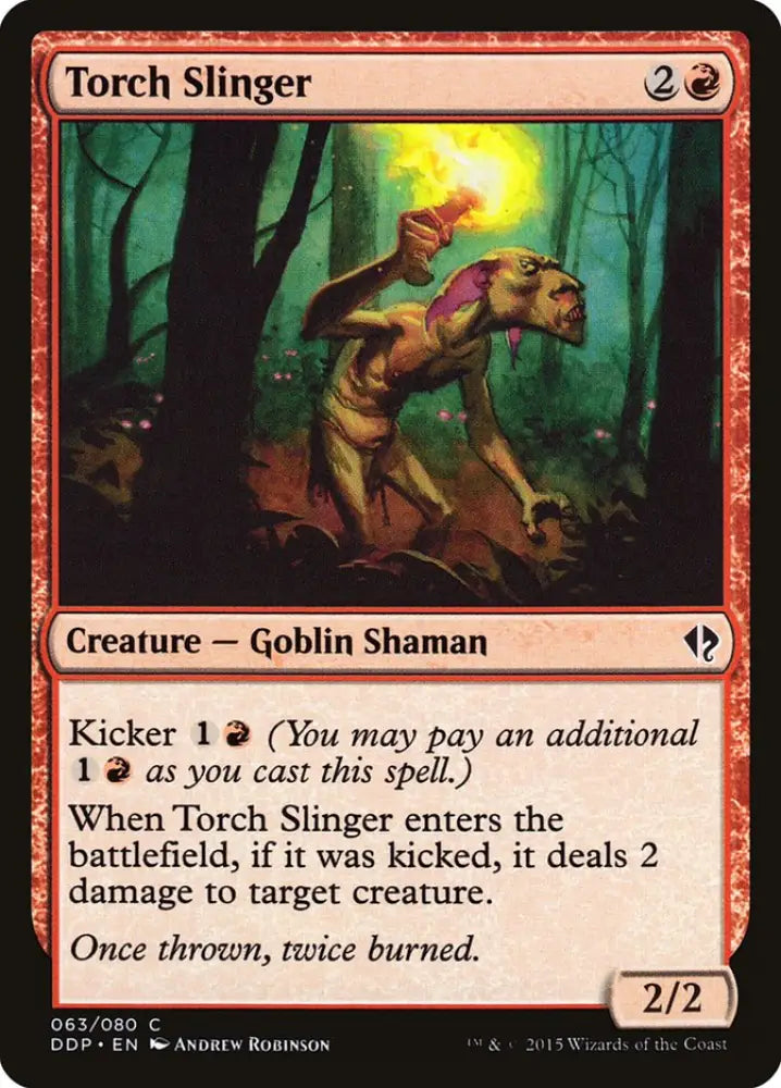 Torch Slinger [Duel Decks: Zendikar vs. Eldrazi] - MTG Single