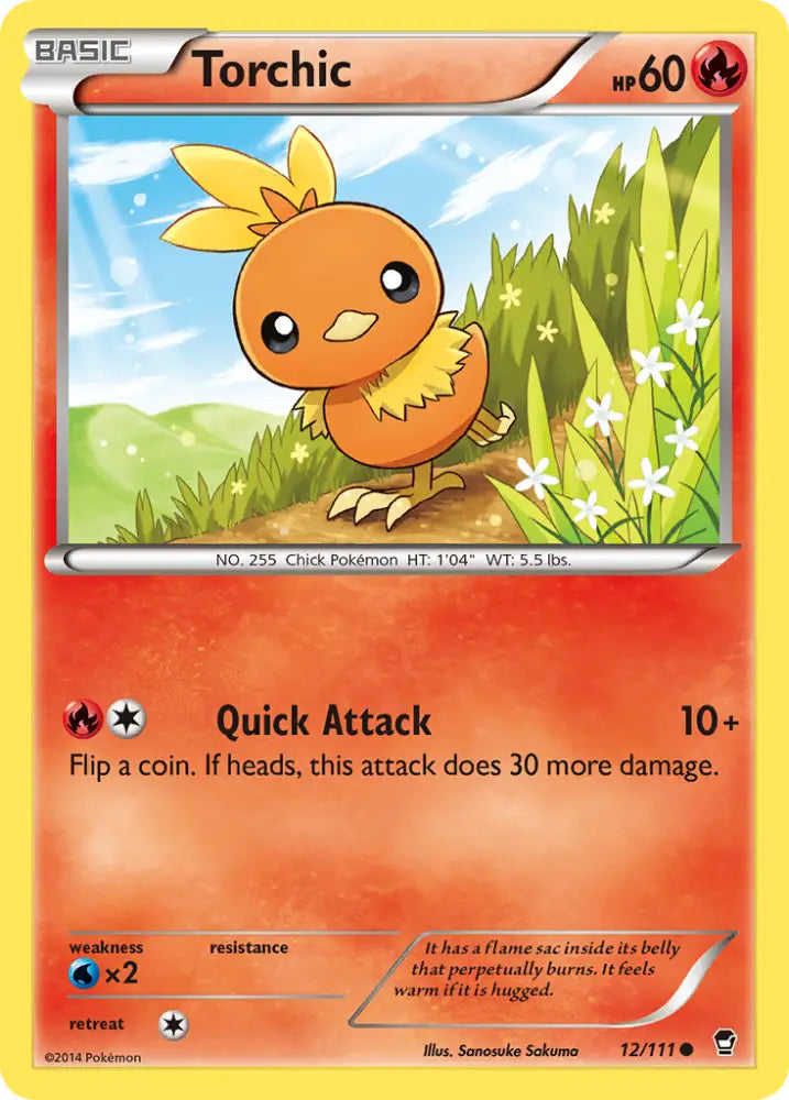 Torchic (12/111) [XY: Furious Fists] - Pokemon Single