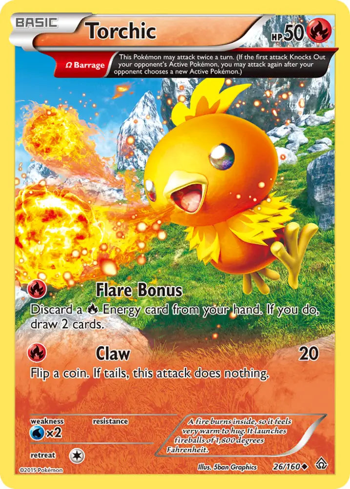 Torchic (26/160) [XY: Primal Clash] - Pokemon Single