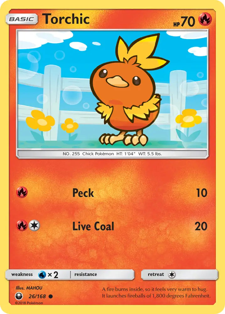Torchic (26/168) [Sun & Moon: Celestial Storm] - Pokemon Single