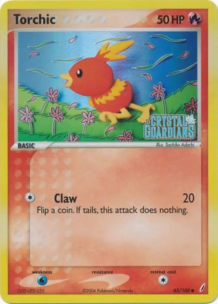 Torchic (65/100) (Stamped) [EX: Crystal Guardians] - Pokemon Single