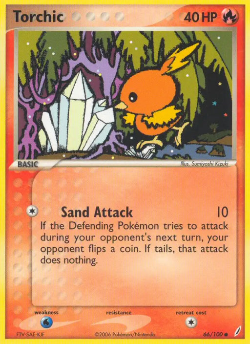 Torchic (66/100) [EX: Crystal Guardians] - Pokemon Single