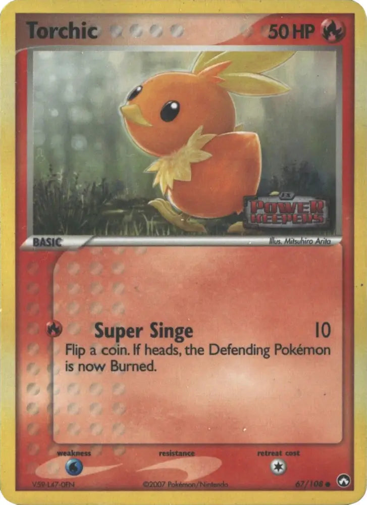 Torchic (67/108) (Stamped) [EX: Power Keepers] - Pokemon Single