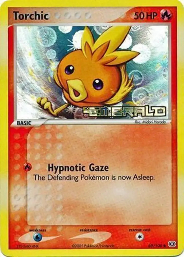 Torchic (69/106) (Stamped) [EX: Emerald] - Pokemon Single