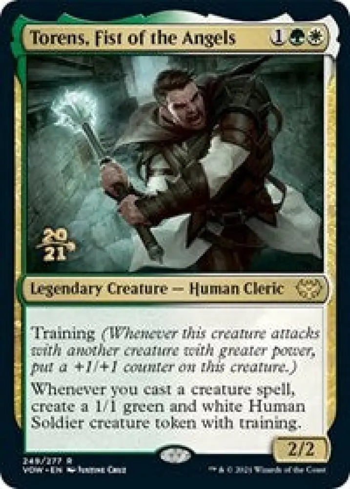 Torens, Fist of the Angels (249) [Prerelease Cards]