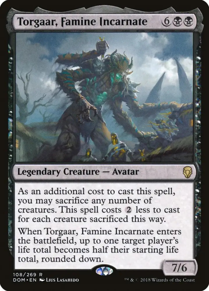 Torgaar Famine Incarnate [Dominaria] - MTG Single
